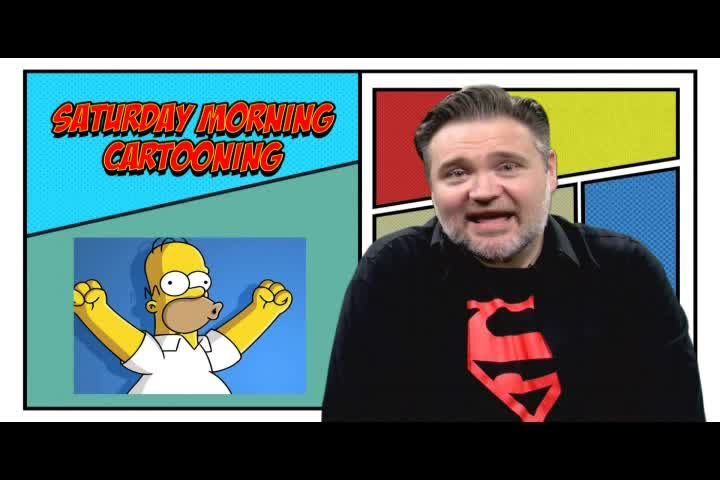 Thumbnail image for Saturday Morning Cartooning - Homer Simpson