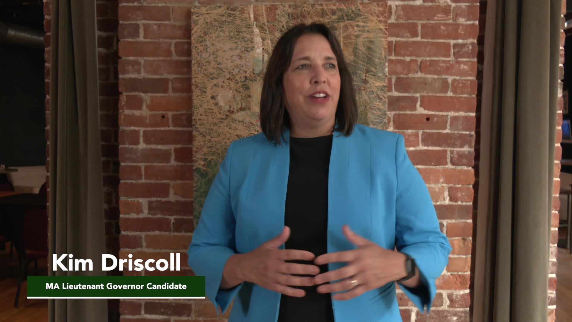 Thumbnail image for Lt Governor Candidate Kim Driscoll visits Greenfield - July 5, 2022