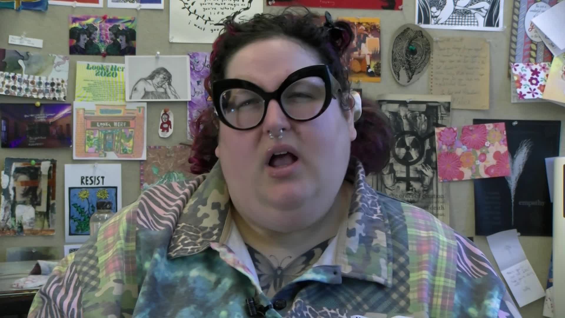 Thumbnail image for Collage Paintings: Jules Jones