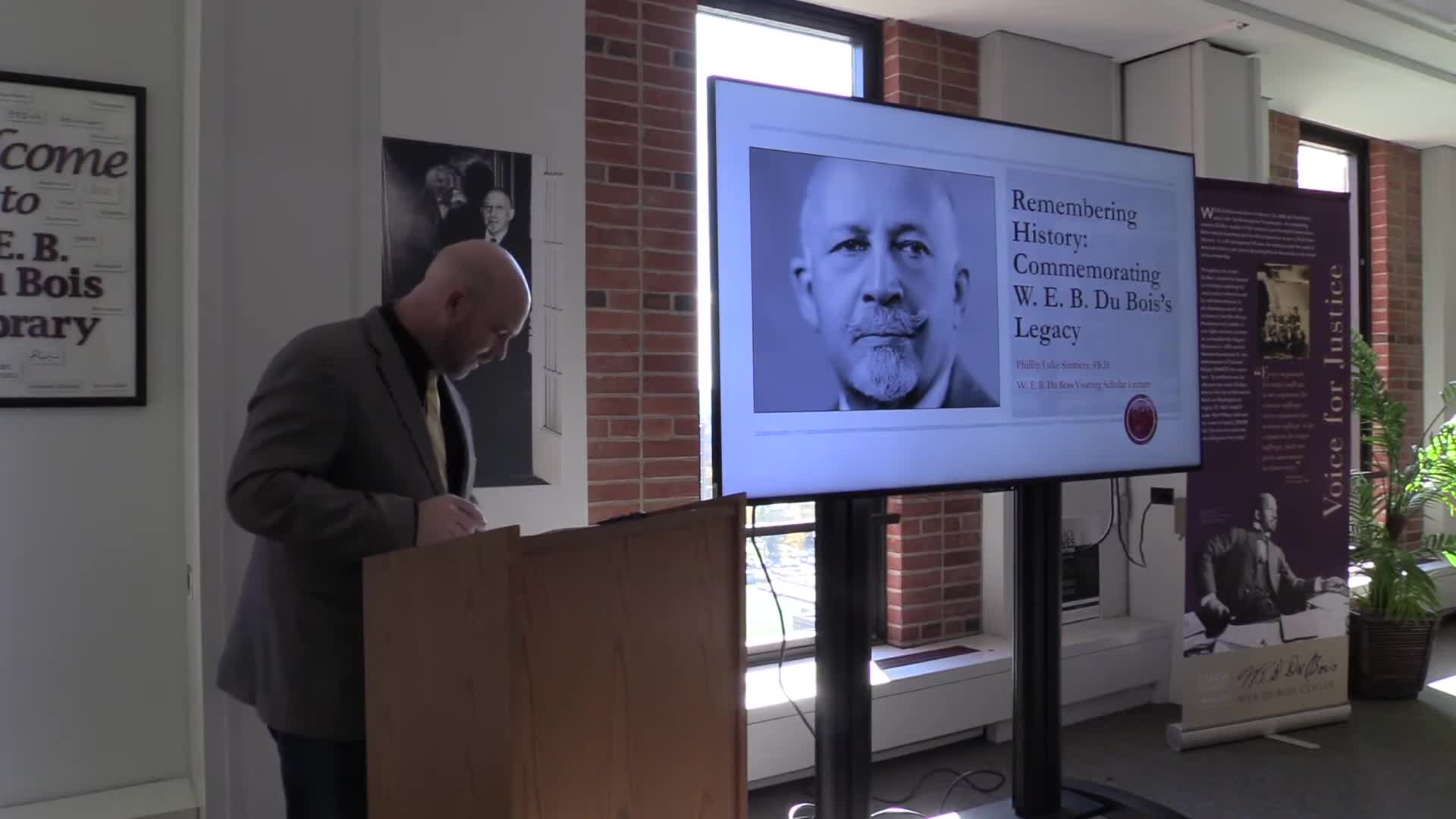 Thumbnail image for Du Bois Center Visiting Scholar Talk - "Remembering History: Commemorating W.E.B. Du Bois's Legacy"