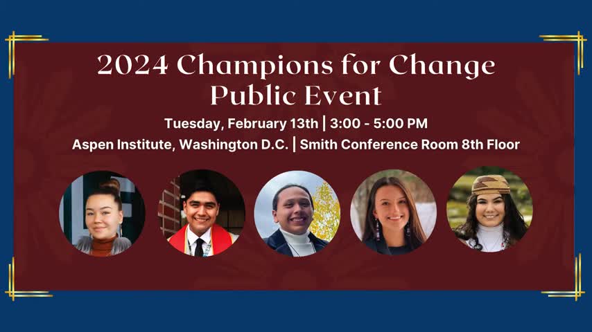 Thumbnail image for Aspen Institute Champions for Change
