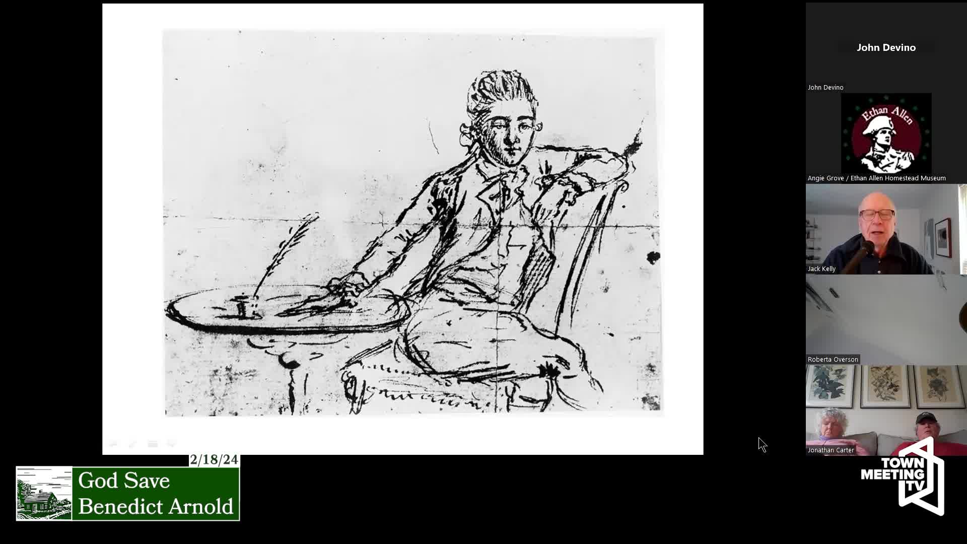 Thumbnail image for Ethan Allen Homestead Enrichment Program  God Save Benedict Arnold