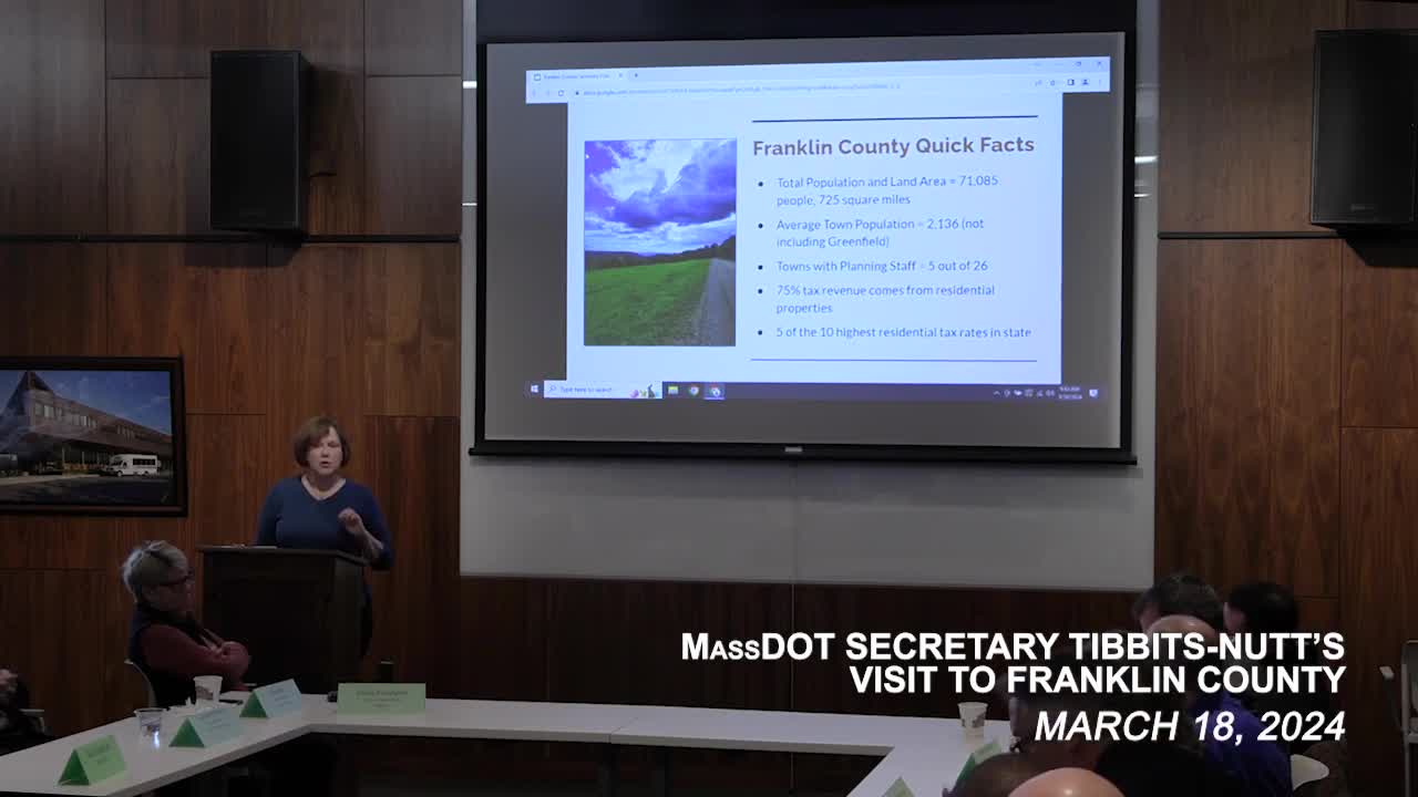 Thumbnail image for FRCOG MassDOT Secretary Tibbits-Nutts's Visit To Franklin County  -  March 18, 2024