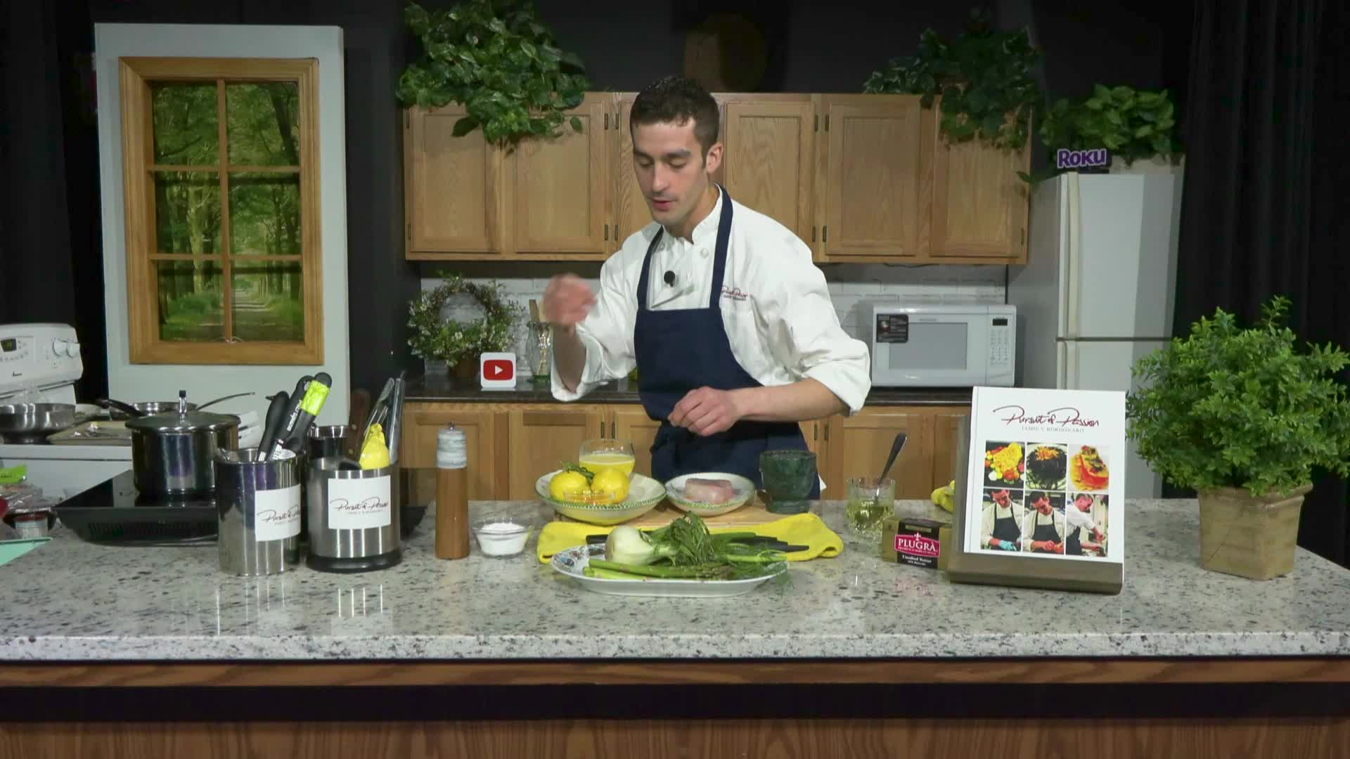 Thumbnail image for Pursuit of Passion with Chef Jamie Bordonaro - Olive Oil Poached Swordfish