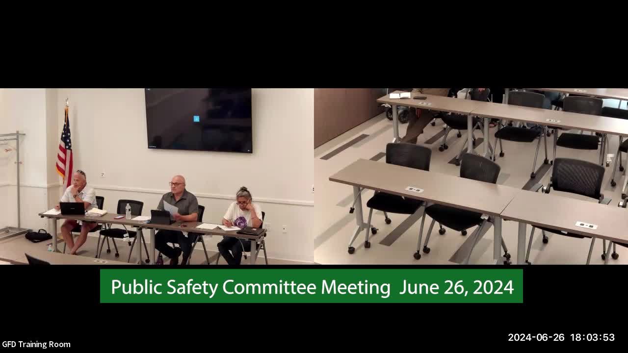 Thumbnail image for Public Safety Committee Meeting