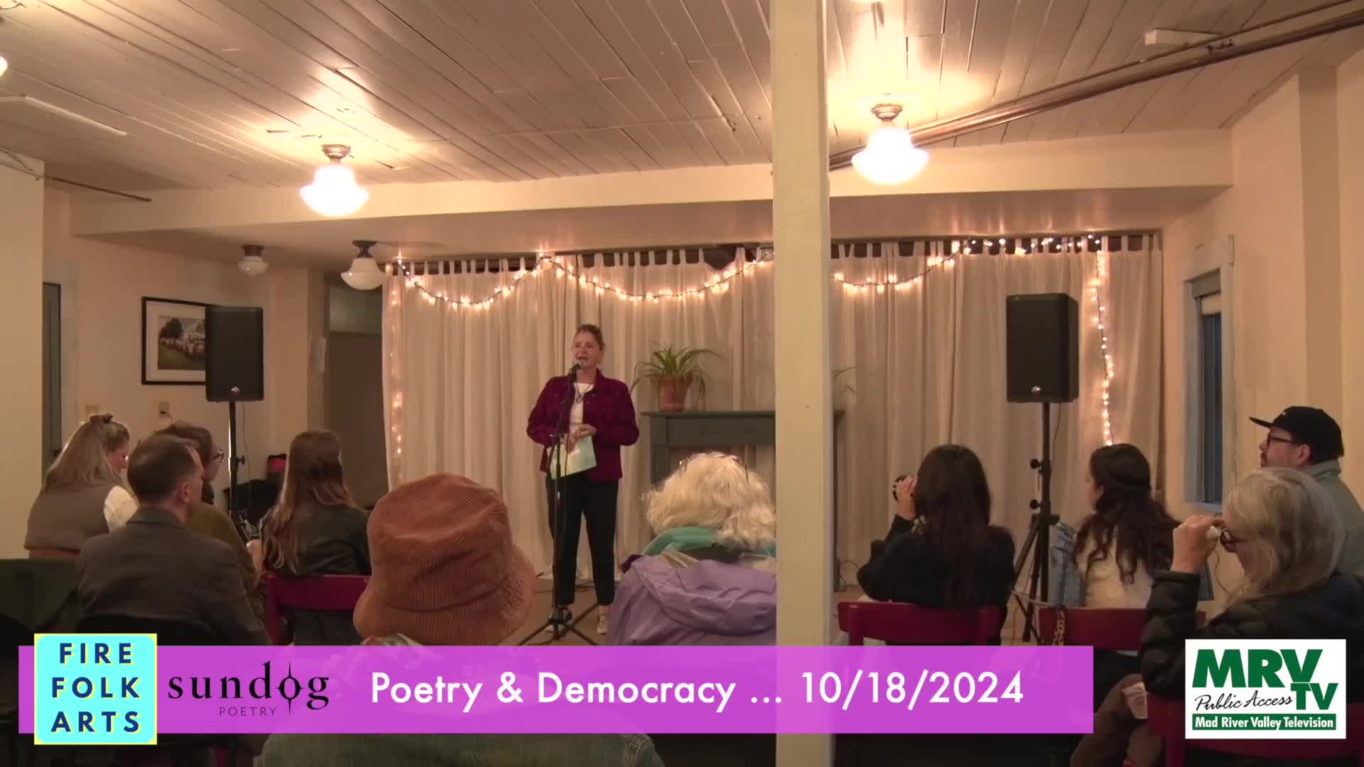 Poetry & Democracy Firefolks Arts and Sundog Poetry 10-18-2024