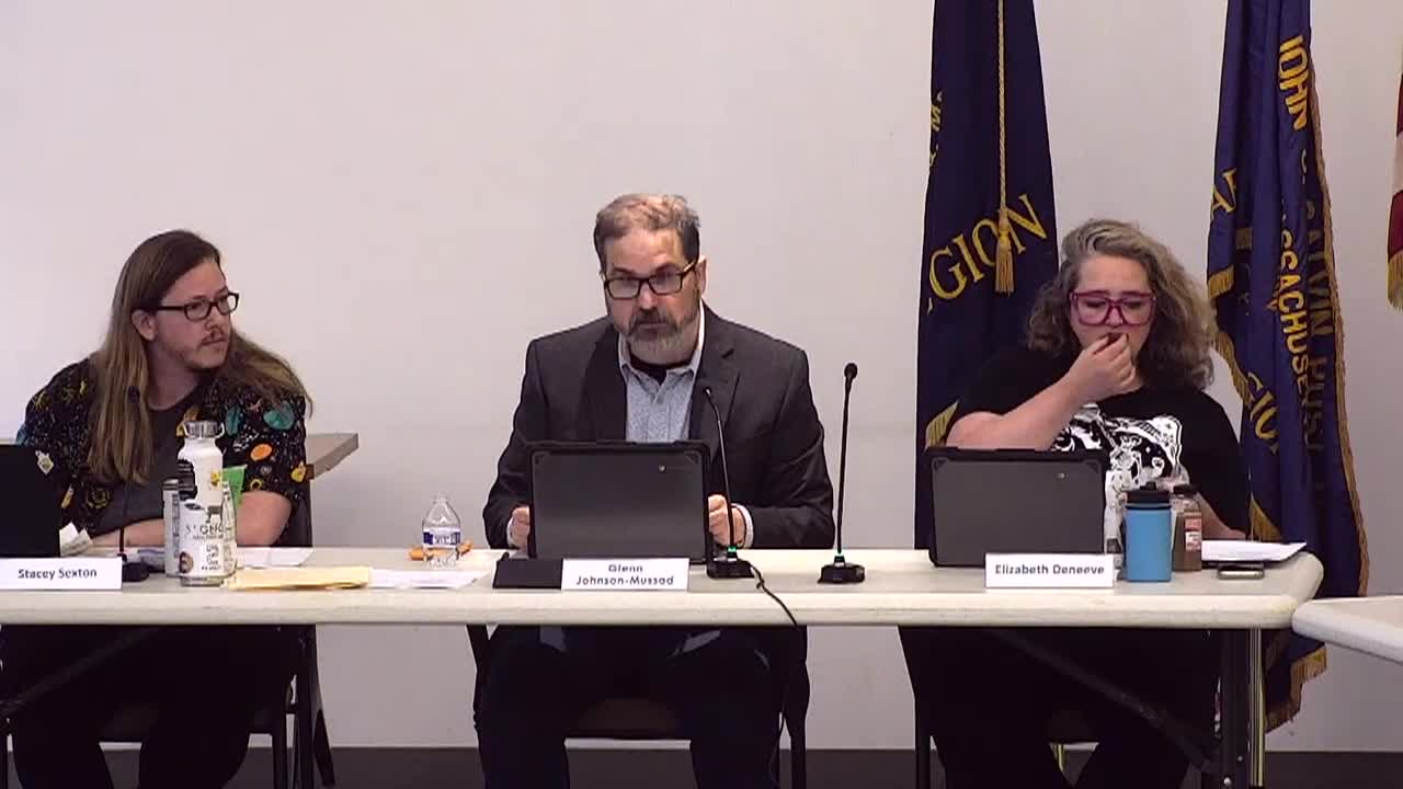 Thumbnail image for Greenfield School Committee Special Meeting June 14th 2025