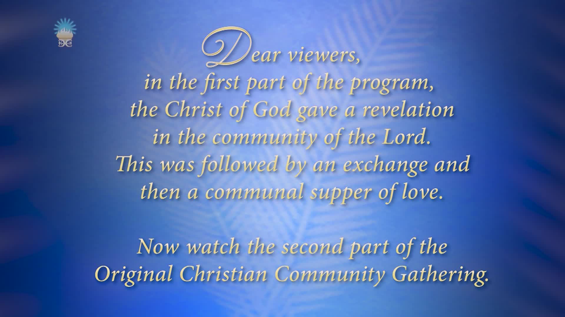 Original Christian Community Gathering in Altfeld, Germany on July 5th 2025  (02)  HD