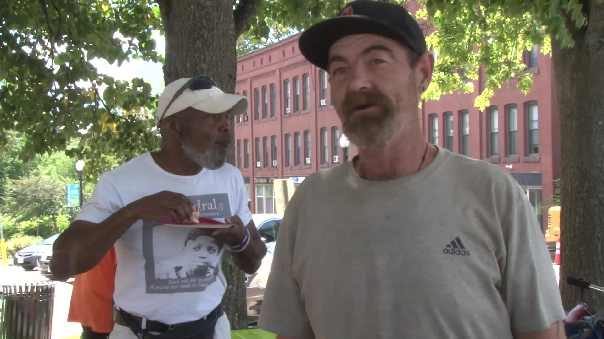 Food For Stomachs In Greenfield's Pocket Park