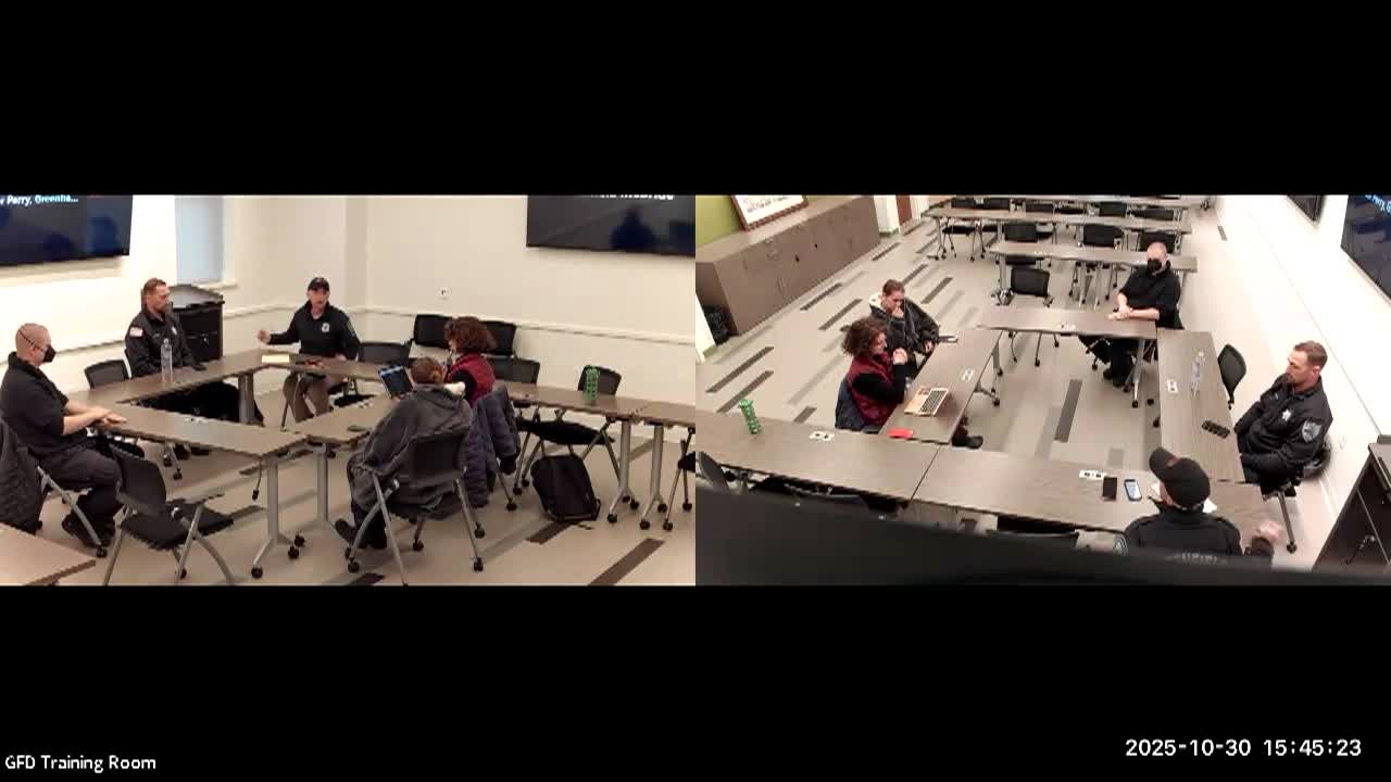 Greenfield Unhoused Community Ad-Hoc Committee  October 30, 2025