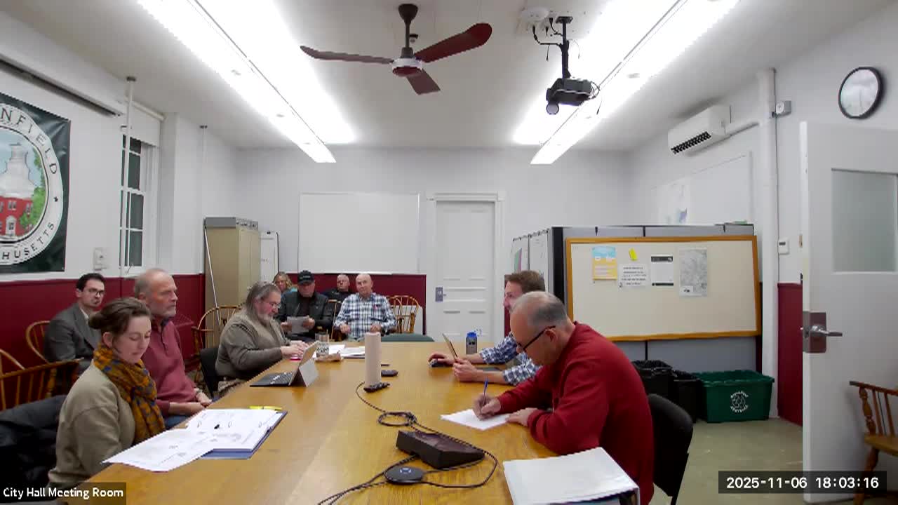 Planning Board November 6 2025