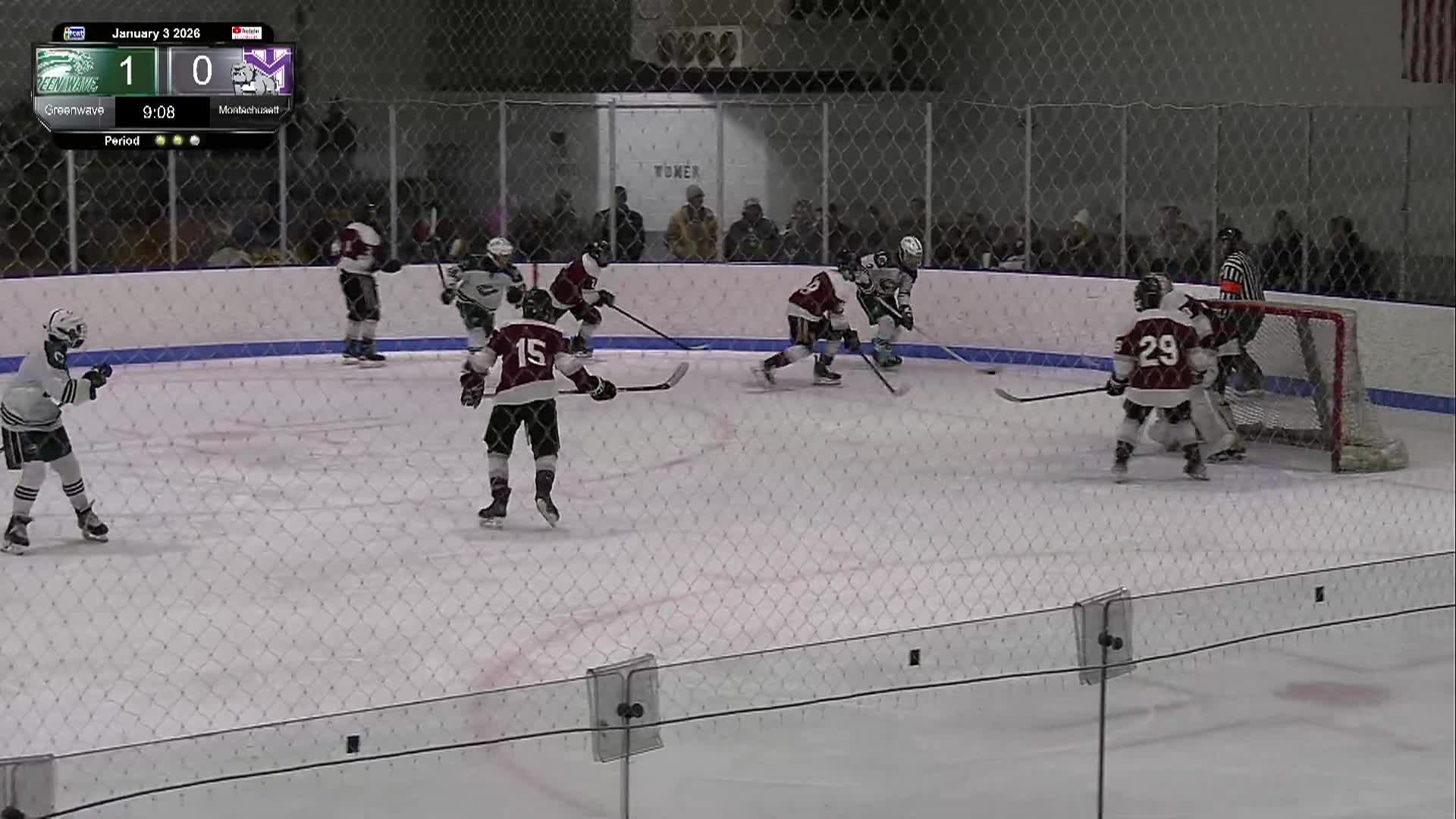Thumbnail image for 260103 - Greenfield Greenwave Hockey vs Montachusett