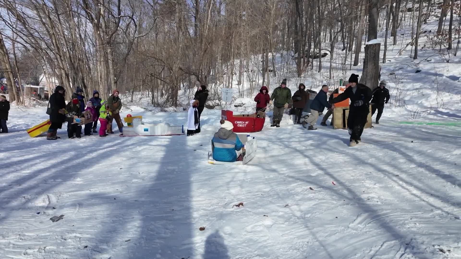 Cardboard Sled Contest  Winter Carnival 2026